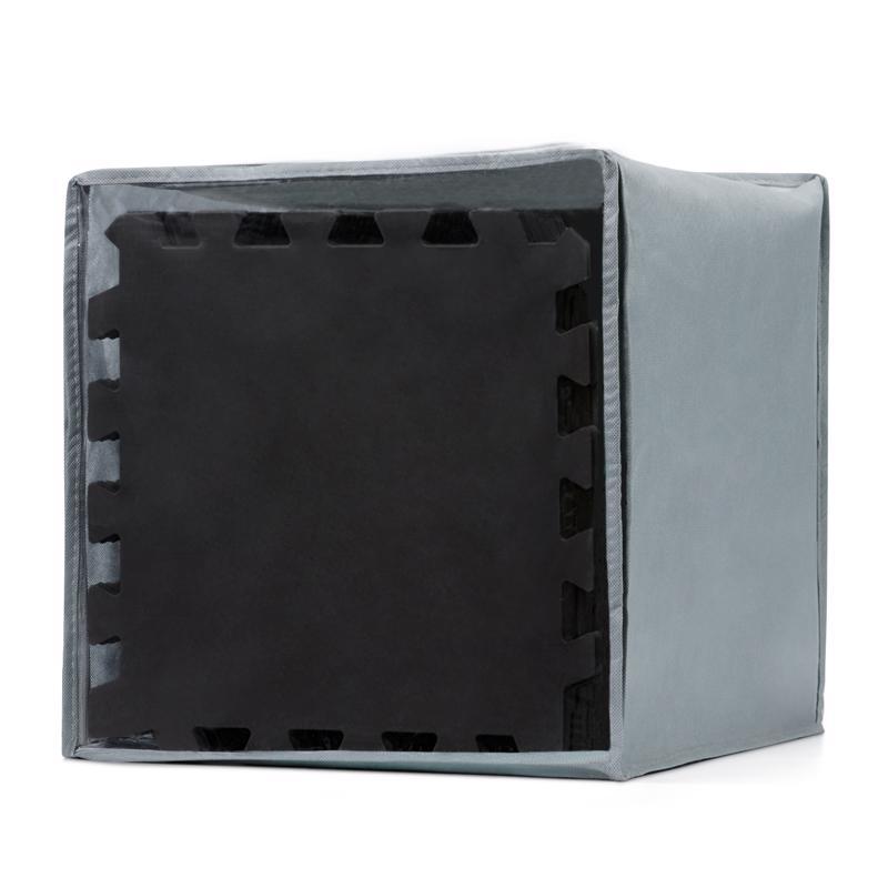 Penové puzzle na zem Kinderkraft Luno 150x180 cm Black