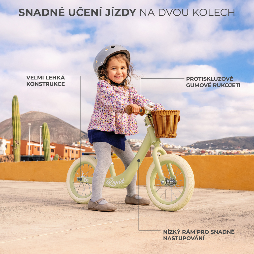 Odrážadlo Kinderkraft Rapid2 Pink