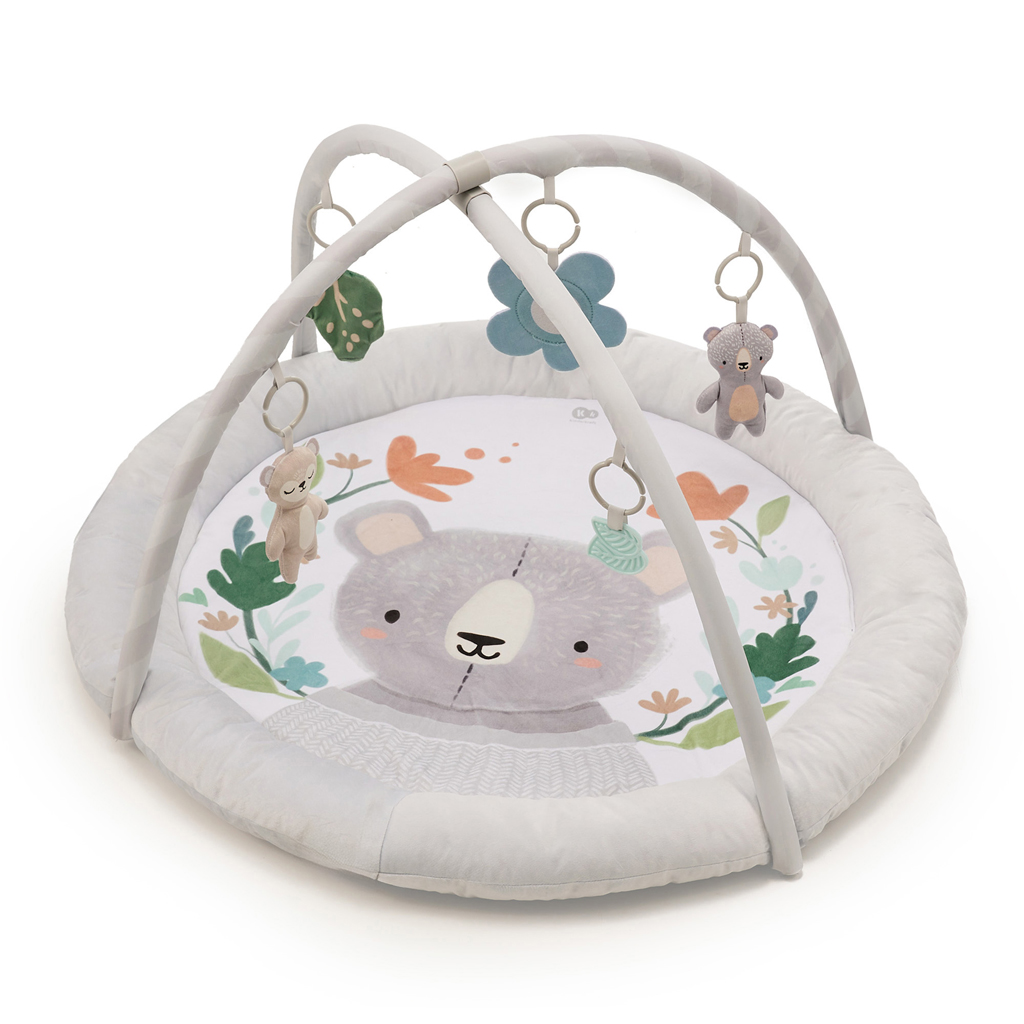 Deka hracia s hrazdičkou Kinderkraft Cozyplay Light Grey