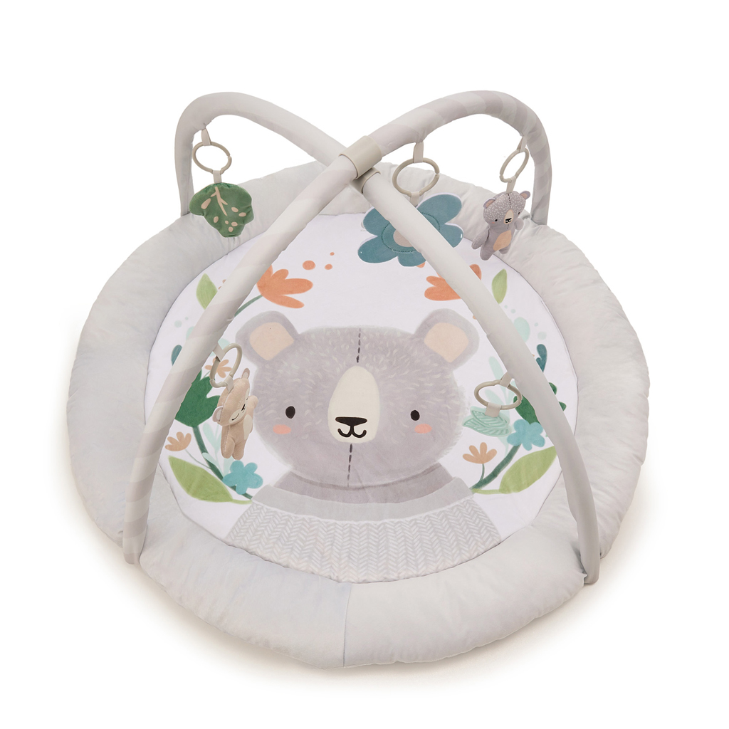 Deka hracia s hrazdičkou Kinderkraft Cozyplay Light Grey