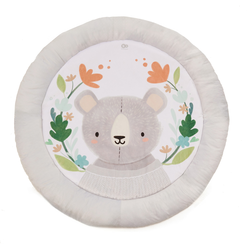 Deka hracia s hrazdičkou Kinderkraft Cozyplay Light Grey