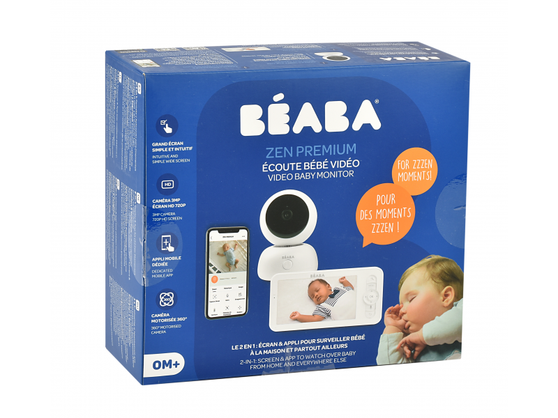 Videopestúnka Beaba Zen Premium White