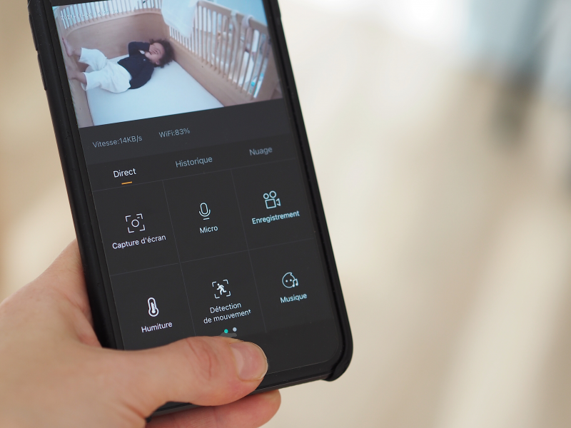 Videopestúnka Beaba Zen Premium White