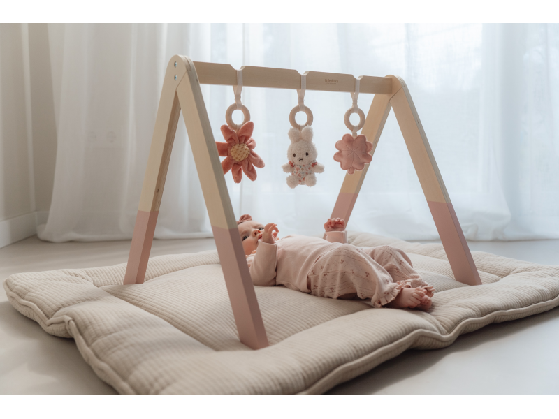 Little Dutch Drevená hrazdička králiček Miffy Lucky Blossom