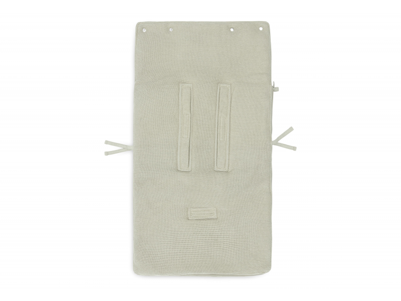 Fusak do autosedačky Jollein Basic Knit Olive Green