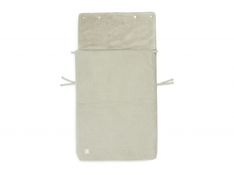 Fusak do autosedačky Jollein Basic Knit Olive Green