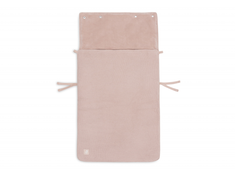 Jollein Fusak do autosedačky Basic Knit Wild Rose