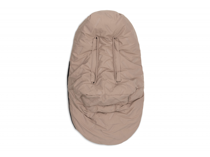 Fusak do autosedačky Jollein Embossed Milky Coffee