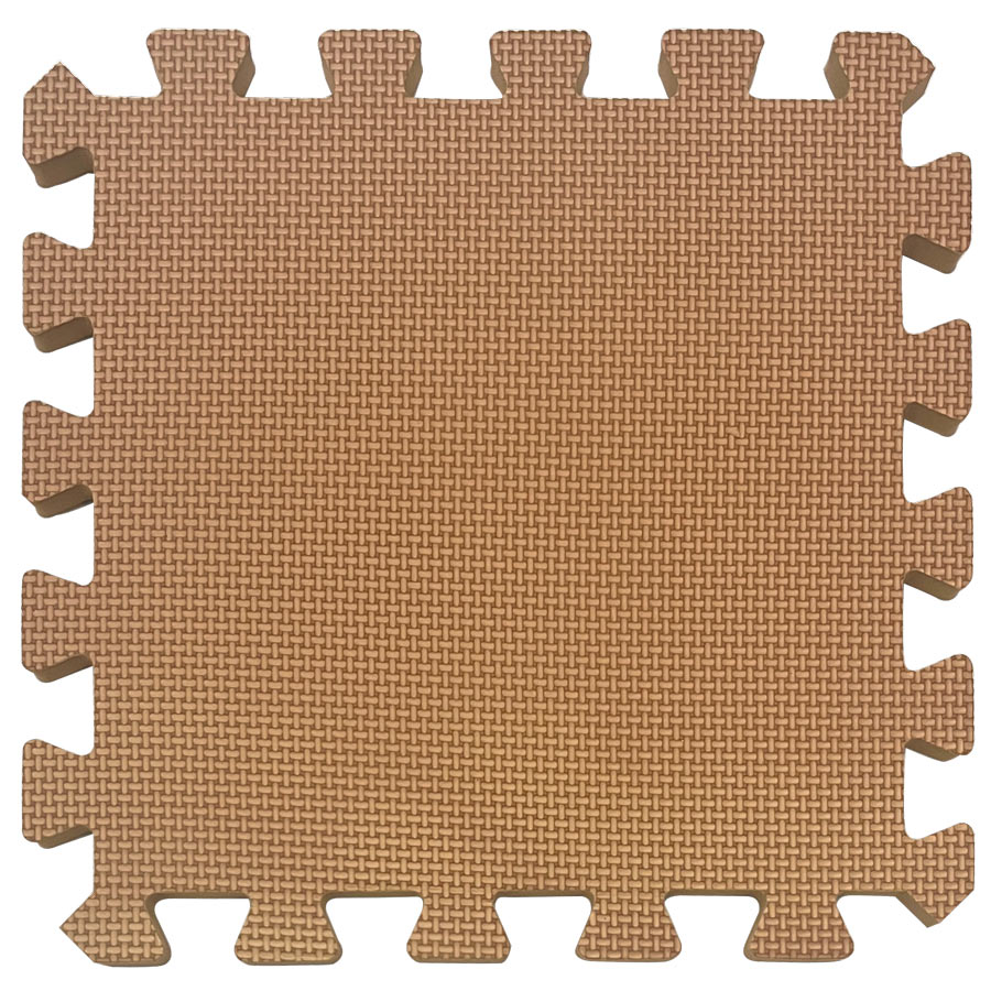 Rialto Baby Hracia podložka puzzle s okrajom Brown 92 x 122 cm