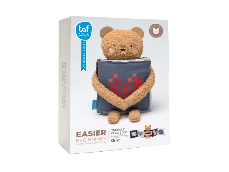Taf Toys Medvedík plyšový s knižkou Snuggle Bear