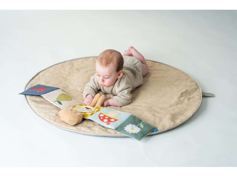 Taf Toys Medvedík plyšový s knižkou Snuggle Bear