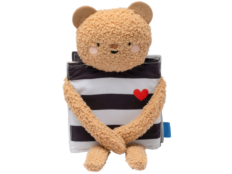 Taf Toys Medvedík plyšový s knižkou Snuggle Bear