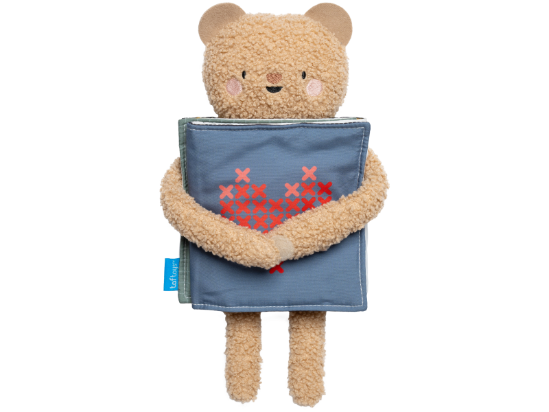 Taf Toys Medvedík plyšový s knižkou Snuggle Bear
