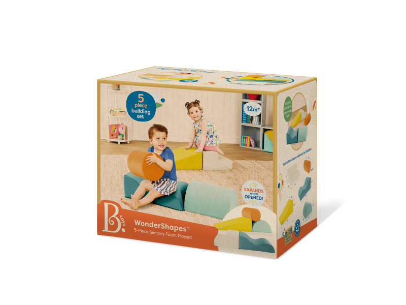 B-Toys Penové tvary maxi WonderShapes 5 ks