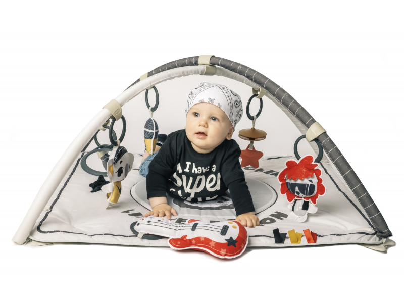 Tiny Love Hracia deka s hrazdou štvorcová Gymini Tiny Rockers