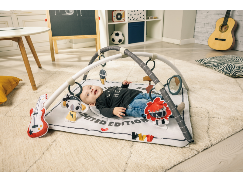 Tiny Love Hracia deka s hrazdou štvorcová Gymini Tiny Rockers