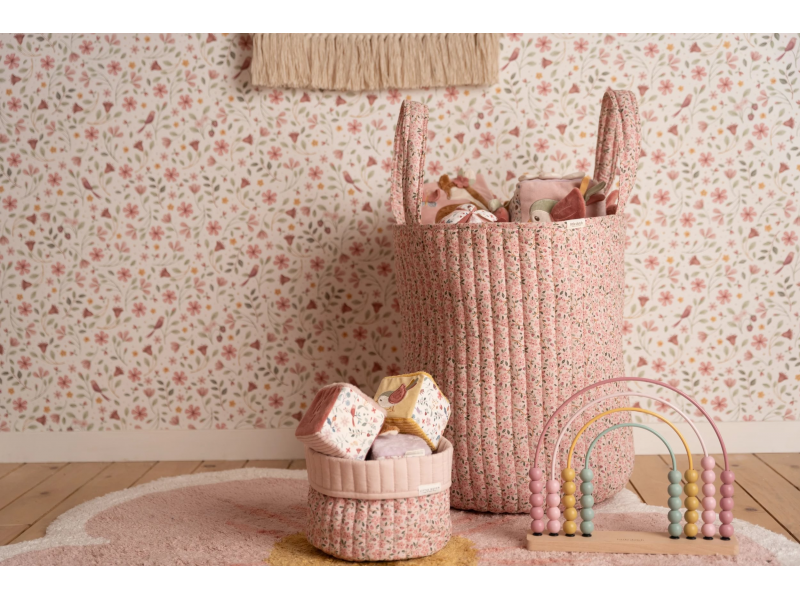 Little Dutch Košík textilný obojstranný extra veľký Fairy Floral