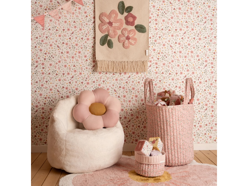 Little Dutch Košík textilný obojstranný extra veľký Fairy Floral