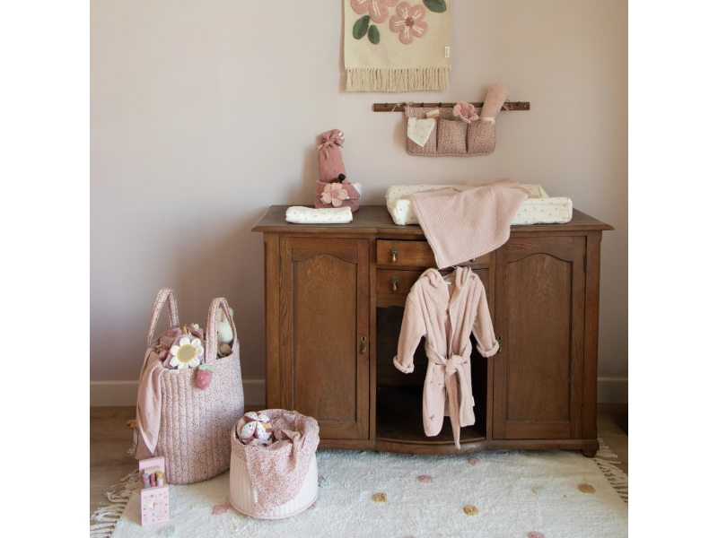 Little Dutch Košík textilný obojstranný extra veľký Fairy Floral