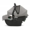 Vajíčko Joie i-Gemm 3 v šedej farbe Pebble bočný pohľad s predĺženou strieškou