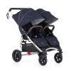 Súrodenecký kočík Valco Baby Snap Duo Sport Navy s nánožníkmi