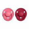 Cumlíky BIBS De Lux kaučukové - veľkosť 1 - Coral/Ruby