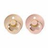 Cumlíky BIBS Colour okrúhle veľkosť 1 Vanilla-Blush