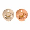 Cumlíky BIBS Colour okrúhle veľkosť 1 Vanilla-Peach