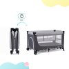 Cestovná postieľka Kinderkraft Leody Grey