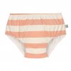 Plavky Lässig Block Stripes Milky-Peach