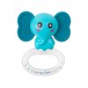 Silikónové hryzátko s hrkálkou Akuku Slon 5907644004508