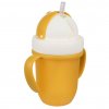 Canpol Babies fľaša so slamkou Matte Pastels 210 ml žltý 5903407904801