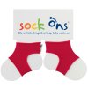 Návleky na ponožky Sock Ons Brights 0-6m red 5060121090408