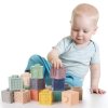 Canpol Babies mäkké senzorické kocky 12 kusov dieťa sa hrá
