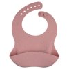 Canpol Babies silikónový podbradník bodky ružový 5901691876798