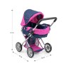 Milly Mally kočík pre bábiky Alice Prestige Navy