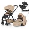 Petite&Mars Icon Mocha Beige LITE AIR + CYBEX Aton B2 i-Size + základňa