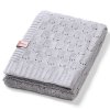 BabyOno bambusová pletená deka šedá 5901435415436