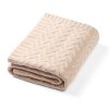 BabyOno merino pletená deka béžová svetlá 5901435417256