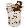 Akuku skladací kôš na hračky Panda
