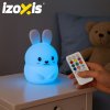 Izoxis nočné svetielko zajačik | s diaľkovým ovládačom
