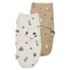 Zavinovačka Meyco 4-6 mesiacov 2-balenie Forest Animals Sand 4054703000511