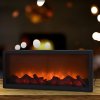 Dizajnový krb s efektom horiaceho ohňa | rozmer 57x10x25 cm