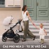 Kočík Kinderkraft Nea 2 2v1 (Farba Platinum Grey)