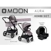 Kočík Moon Aura set Kombi (Farba Onyx Melange)