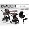 Kočík Moon Aura set Maxi (Farba Onyx Melange)