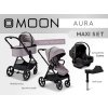 Kočík Moon Aura set Maxi (Farba Onyx Melange)