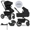 Kočík Easywalker Jimmey Lite Air + Cybex Aton B2 i-Size + základňa (Farba Pepper Black)