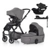 Kočík Petite&Mars Icon Lite RWS + Cybex Aton B2 i-Size + základňa (Farba Dove Grey)