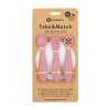 Silikónové tréningové lyžičky Petite&Mars Take&Match Dusty Rose